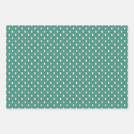 Hand getrokken vakantie bloemenset inpakpapier vel (Voorkant 3)