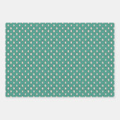 Hand getrokken vakantie diamanten set inpakpapier vel (Voorkant 3)