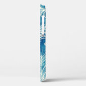 Hand getrokken veren: naadloos patroon Case-Mate iPhone case (Achterkant / Links)