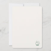 Hand getrokken Verjaardag Ballon Elke leeftijd Gro Kaart (Achterkant)