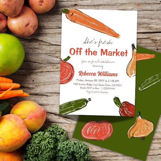 Hand getrokken vers uit de markt Vrijgezellenfeest Kaart