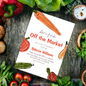 Hand getrokken vers uit de markt Vrijgezellenfeest Kaart