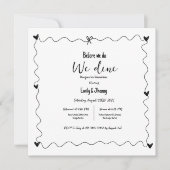 Hand getrokken voordat we gaan dineren repetitie d kaart (Voorkant)