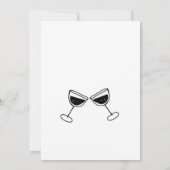 Hand getrokken Vrienden als kerstfeest Kaart (Achterkant)