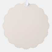 Hand getrokken Vrolijke Kerstmis Één Foto Ornament Kaart (Achterkant)