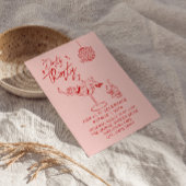 Hand getrokken vuile dertig 30e leuke verjaardagsf kaart