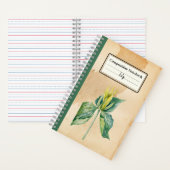 Hand getrokken Wake Robin Gepersonaliseerde Compos Notitieboek (Binnen)