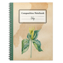 Hand getrokken Wake Robin Gepersonaliseerde Compos