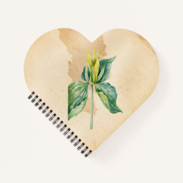 Hand getrokken Wake Robin Notitieboek