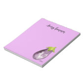 Hand-getrokken Waterverf Aubergine Bright Paarse Notitieblok (Linkerzijde)