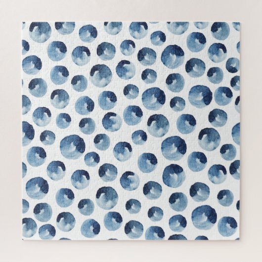 Hand getrokken Waterverf Naadloze Wallpaper Legpuzzel (Verticaal)