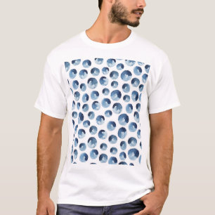 Hand getrokken Waterverf Naadloze Wallpaper T-shirt