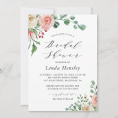 Hand getrokken Waterverf Roos Bloemen Vrijgezellen Kaart (Voorkant)