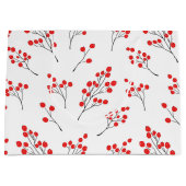 Hand getrokken winter bessen patroon groot cadeauzakje (Voorkant)