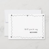 Hand getrokken zal je Maid of Honor voorstel Kaart (Voorkant)