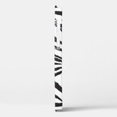 Hand getrokken Zebra:  print. Case-Mate iPhone Case (Achterkant / Links)