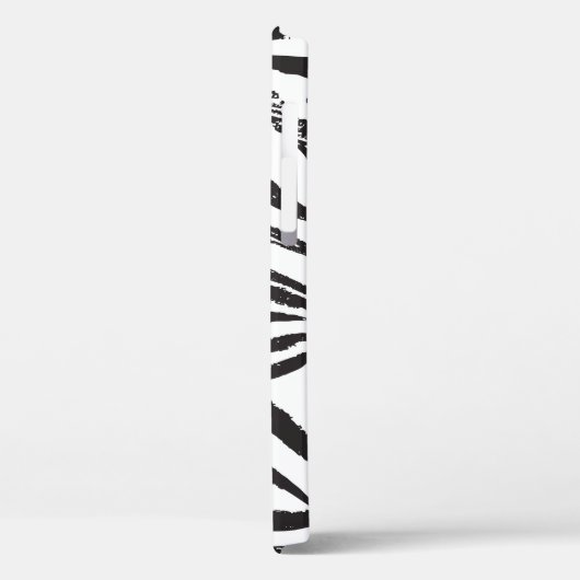 Hand getrokken Zebra:  print. Case-Mate iPhone Case (Achterkant / Links)