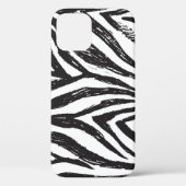 Hand getrokken Zebra:  print. Case-Mate iPhone Case (Achterkant)