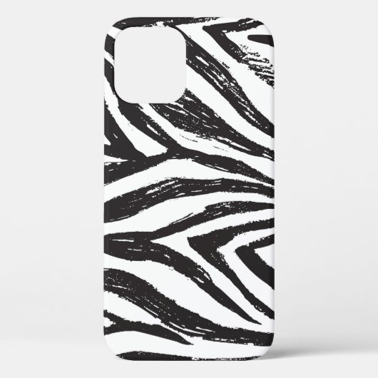 Hand getrokken Zebra:  print. Case-Mate iPhone Case (Achterkant)