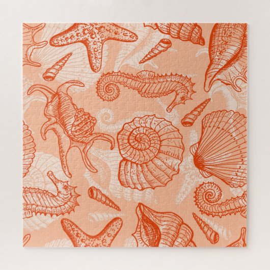 Hand getrokken Zee: Legpuzzel (Horizontaal)