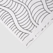 Hand getrokken Zwart Wit Patronen voor Kunst & Amb Tissuepapier (Detail)