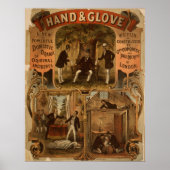Hand & Glove DRAMA Act VAUDEVILLE Poster (Voorkant)