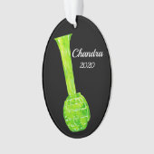 Hand Grenade Cocktail Personaliseerd Ornament (voorkant)