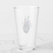 Hand Grenade Vase of Flowers Glas (Achterkant)