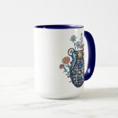 Hand Grenade Vase of Flowers Mok (Voorkant rechts)