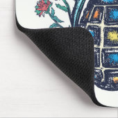 Hand Grenade Vase of Flowers Muismat (Hoek)