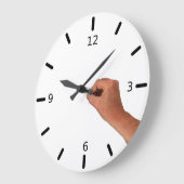 hand grote klok (Hoek)