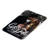 Hand Handletting Overlay Photo Sla de datum op Magneet (Linkerzijde)