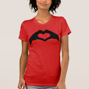 HAND HEART SIGN TAAL T-SHIRT