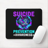 Hand Heart Suicide Prevention Awareness Week Septe Muismat (Met muis)
