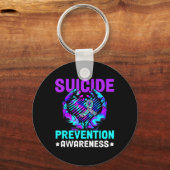 Hand Heart Suicide Prevention Awareness Week Septe Sleutelhanger (Voorkant)