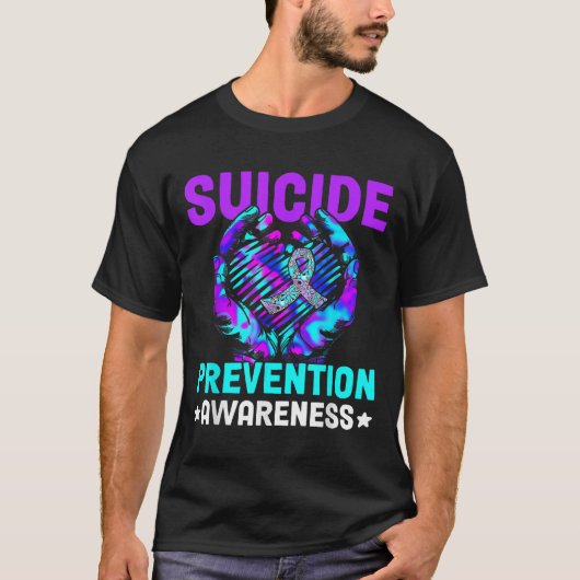 Hand Heart Suicide Prevention Awareness Week Septe T-shirt (Voorkant)