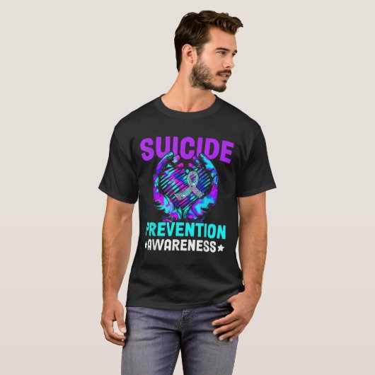Hand Heart Suicide Prevention Awareness Week Septe T-shirt (Voorkant volledig)