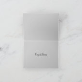 Hand Heart Wedding Card Kaart (Binnen)