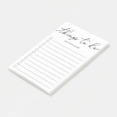 Hand heeft dingen laten doen post-it® notes (Schuin)