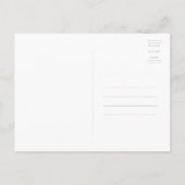  hand heeft dit de foto van het seizoen uitnodiging briefkaart (Achterkant)