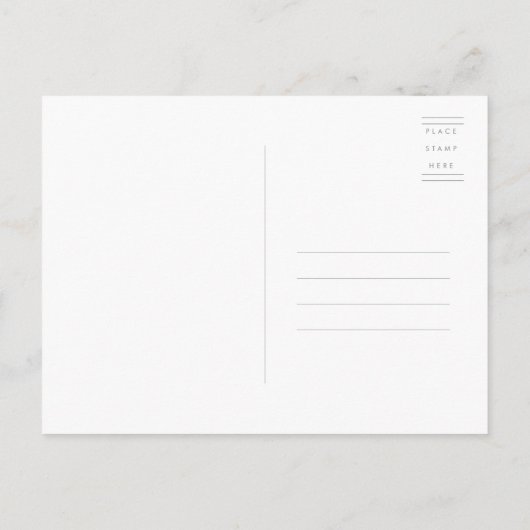 hand heeft dit de foto van het seizoen uitnodiging briefkaart (Achterkant)