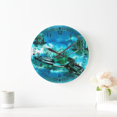 Hand Held Hope Futuristic City Grote Klok (Huis)