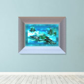 Hand Held Hope Wrapped Canvas (Insitu (Houten vloer))