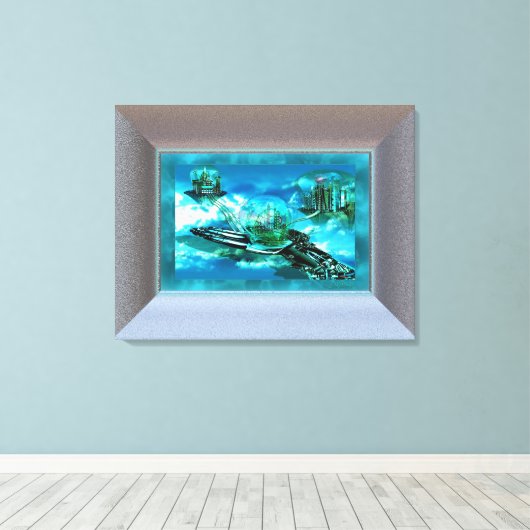 Hand Held Hope Wrapped Canvas (Insitu (Houten vloer))