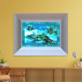 Hand Held Hope Wrapped Canvas Afdruk (Insitu (Woonkamer))