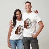 Hand Held Vintage Koffie Stempel T-shirt (Unisex)