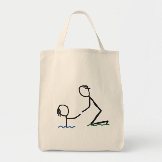 Hand helpen tote bag (Voorkant)