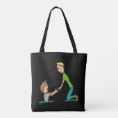 Hand helpen tote bag (Achterkant)
