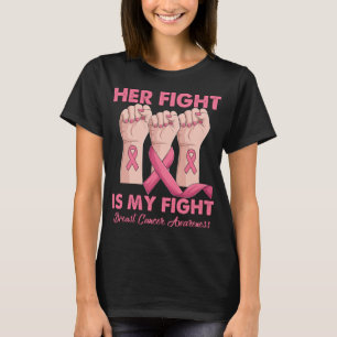 Hand Hight is My Fight Breast Cancer Awareness T-shirt
