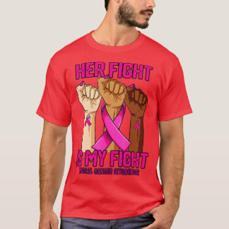Hand Hight is My Fight Breast Cancer Awareness T-shirt